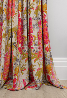 Hollihocks, Candy - Made to Measure Curtains